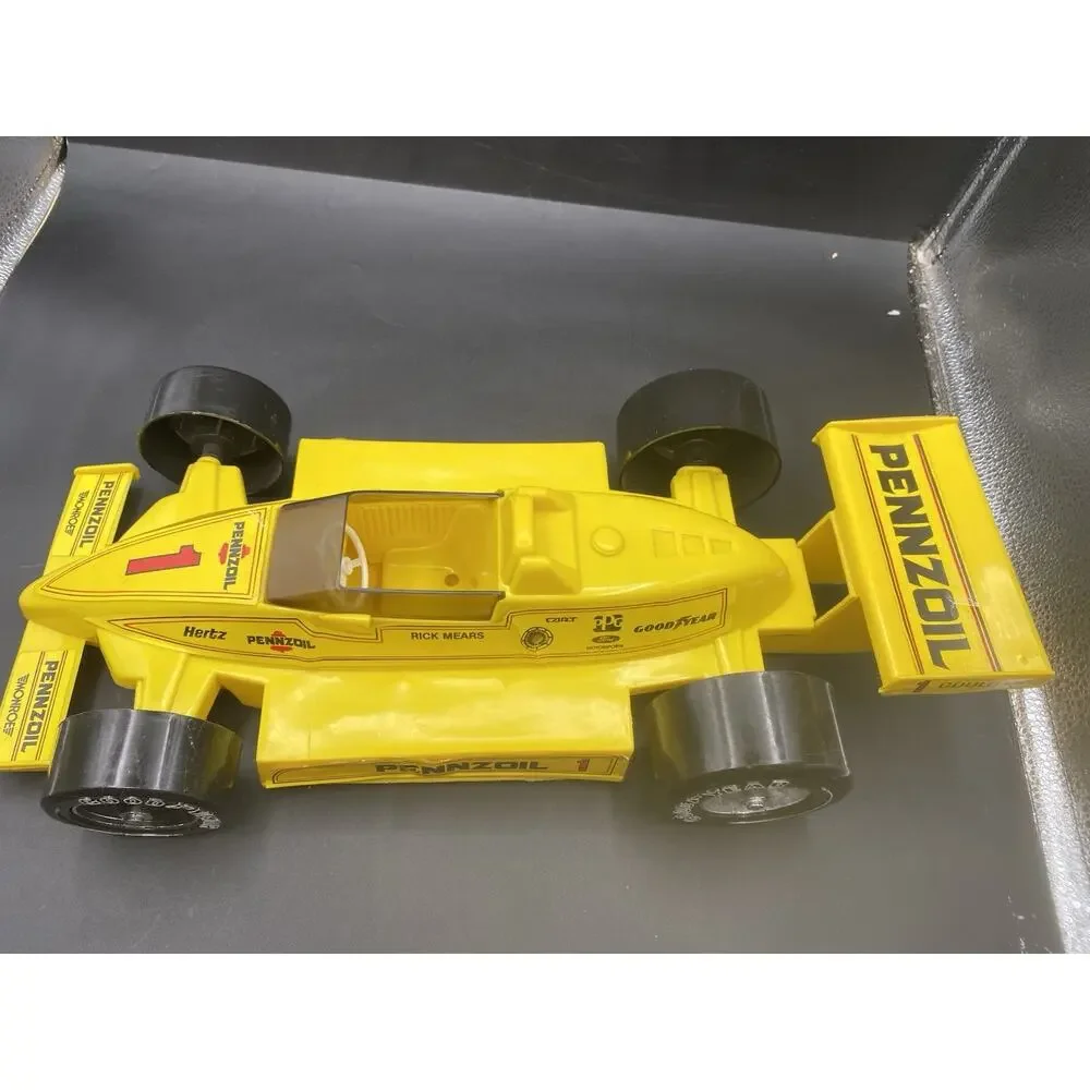 Vintage Pennzoil Indy Race Car F1 GAY Toys Inc. Plastic Toys Rick Mears #1